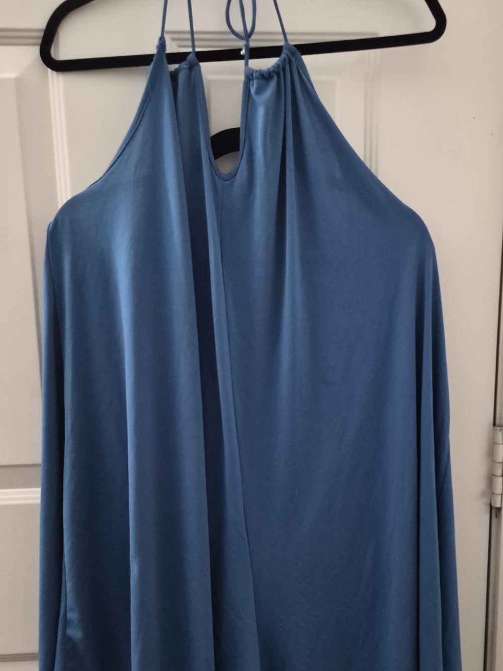 LuLaRoe Paradise Blue Romper Solid, Size  XL, EUC